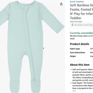 Bamboo Footie Bundle of 4